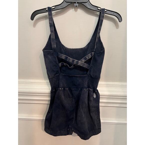 Free People Movement Good Karma Runsie Romper One Piece Medium Large M/L - Picture 3 of 7